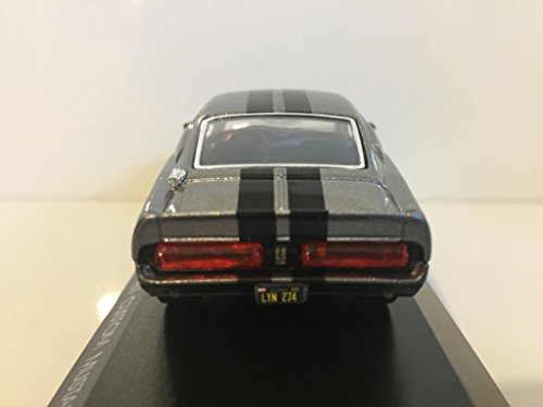 GreenLight Collectibles Gone in Sixty Seconds 1967 Ford Mustang Eleanor 1/43 Scale Diecast Model Car Gray