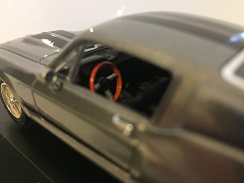 GreenLight Collectibles Gone in Sixty Seconds 1967 Ford Mustang Eleanor 1/43 Scale Diecast Model Car Gray