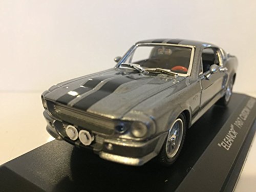 GreenLight Collectibles Gone in Sixty Seconds 1967 Ford Mustang Eleanor 1/43 Scale Diecast Model Car Gray