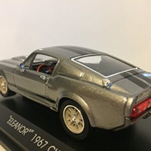 GreenLight Collectibles Gone in Sixty Seconds 1967 Ford Mustang Eleanor 1/43 Scale Diecast Model Car Gray