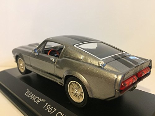 GreenLight Collectibles Gone in Sixty Seconds 1967 Ford Mustang Eleanor 1/43 Scale Diecast Model Car Gray