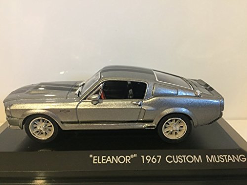 GreenLight Collectibles Gone in Sixty Seconds 1967 Ford Mustang Eleanor 1/43 Scale Diecast Model Car Gray