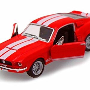 1967 Shelby GT500, Red - Kinsmart 5372D - 1/38 Scale Diecast Model Toy Car, but NO Box