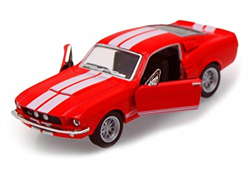 1967 Shelby GT500, Red - Kinsmart 5372D - 1/38 Scale Diecast Model Toy Car, but NO Box