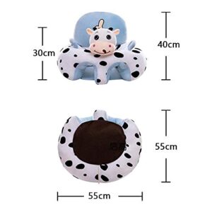 JIAOAO 1 Pcs Cute Baby Sofa Cover,Sofa Chair Baby,Baby Support Sofa Chair Baby Learning Seat Plush Shell Chairs for Babies.(No Filling)