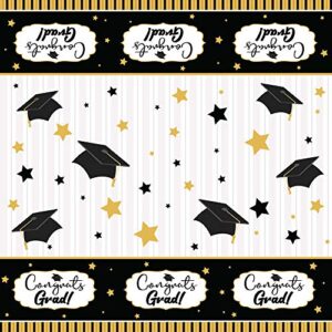 JOYIN 2023 Graduation Party Supplies Congrats Grad 36"x 70" Banners, 54"x72" Tablecloth for Graduation Party Supply Decoration Schools or Grades Party Supplies