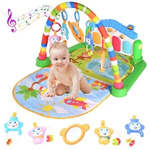 wyswyg baby play mat baby play gym activity mat kick and play piano gym activity center for baby with music and light 0 3 6 12 months