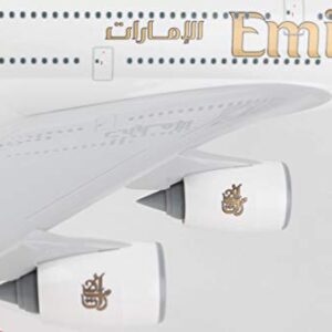 Daron Skymarks Emirates A380-800 Airplane Model Building Kit with Gear, 1/200-Scale