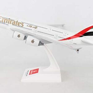 Daron Skymarks Emirates A380-800 Airplane Model Building Kit with Gear, 1/200-Scale