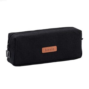 Oyachic Pencil Case Large Capacity Pencil Pouch Zipper Pencil Bag Canvas Pen bag Student Stationery Box Makeup Pouch Cosmetic Bag Office School Supplies