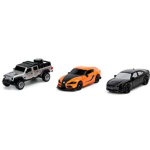 Jada Toys Nano Hollywood Rides Fast & Furious 3 PK F9, Black