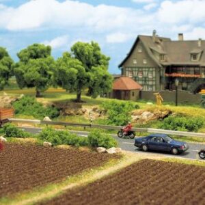 Busch 6022 Guard-Rail/Post Road Limits HO Scenery Scale Model Scenery