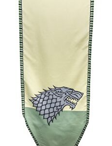 Game of Thrones- Stark Winterfell Tournament Banner Fabric Poster 19 x 60in