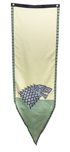 Game of Thrones- Stark Winterfell Tournament Banner Fabric Poster 19 x 60in