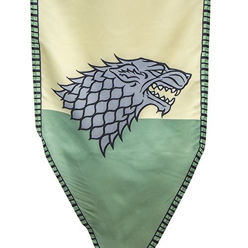 Game of Thrones- Stark Winterfell Tournament Banner Fabric Poster 19 x 60in