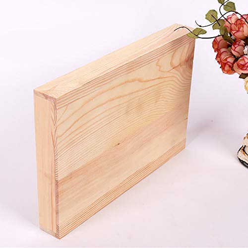 Rustic Compartments Wooden Divided Boxes Succulents Flower Pot Desktop Storage Box Holder Home Balcony Organizer, Wood Display Tray for Crafts, Jewelry, Ornaments (6 grids)