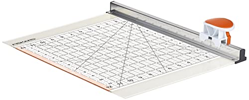 Fiskars Rotary Ruler Combo for Fabric Cutting, 12-Inch x 12-Inch,Clear