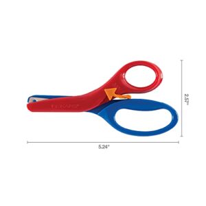 Fiskars Kids Scissors, Toddler Scissors, Safety Scissors, 6 Pack