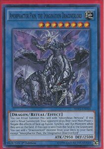 yugioh shvi-en044 amorphactor pain, the imagination dracoverlord 1st super rare .hn#gg_634t6344 g134548ty53833