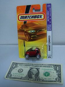 matchbox red smart car cabrio – ready for action – metro rides # 29 – 2008 ,#g14e6ge4r-ge 4-tew6w201700