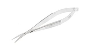 se 4-1/2″ curved iris scissors with spring – sp46c