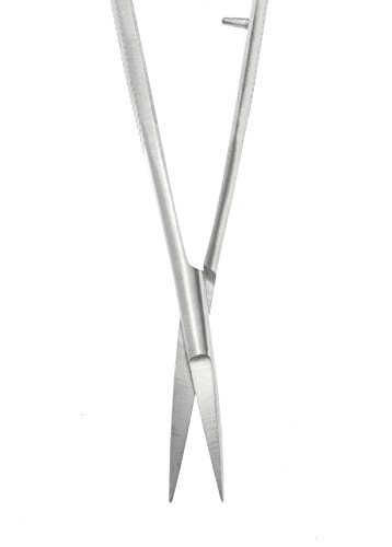 SE 4-1/2" Curved Iris Scissors with Spring - SP46C