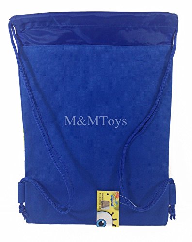 Sponge-BOB Blue Drawstring Backpack School Sport Gym Tote Bag,#G14E6GE4R-GE 4-TEW6W209703