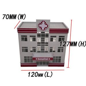 Outland Models Railroad Scenery Modern Medical Centre Hospital Building HO Scale