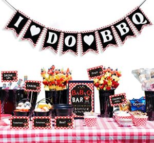 i do bbq better be quick picnic shower party supplies bridal shower engagement wedding decorations hen party banner bachelorette party banner