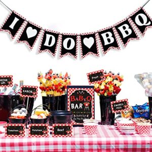 I Do BBQ Better Be Quick Picnic Shower Party Supplies Bridal Shower Engagement Wedding Decorations Hen Party Banner Bachelorette Party banner