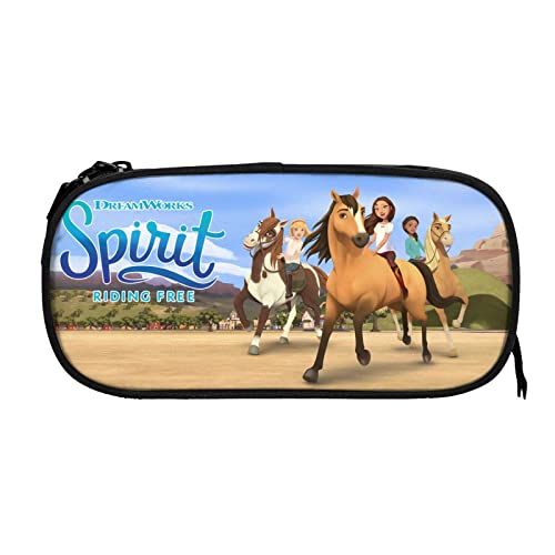 Spirit Riding Free Pencil Case for Kid/Boys/Girls/Teen/Adults Big Capacity Pencil Case Durable Pen Case Lightweight & Spacious Cute Stationery Bag,Nice Gifts For Girls