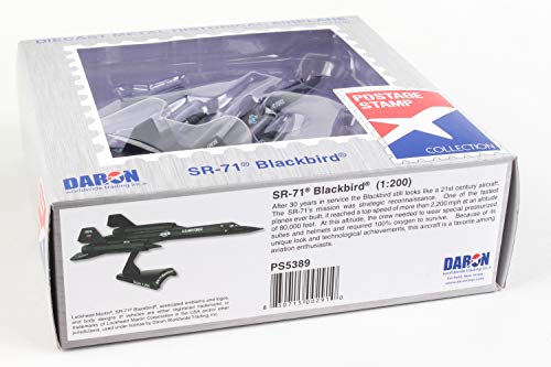 Daron Worldwide Trading SR-71 Blackbird Vehicle (1:200 Scale), Black