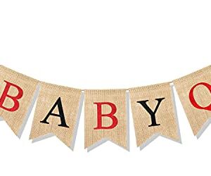 Uniwish Baby Q Banner for Baby Shower Birthday Party Decorations Summer BBQ Barbecue Picnic Party Supplies Photo Backdrop