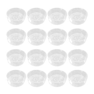 exceart 100pcs plastic tea light tins cups tea light empty case containers for diy candles making supplies wax holder shell molds