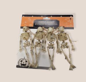 skeleton garland halloween decoration