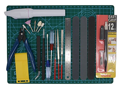 Alemon Gundam Modeler Builder's Tools Craft Set Kit For Professional Bandai Hobby Model Assemble Building