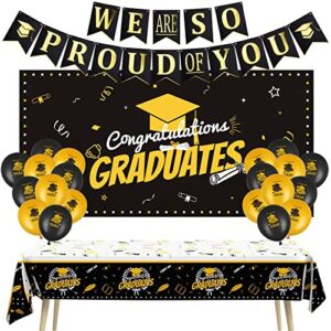 Graduation Decorations 2021 Graduation Party Supplies Graduation Banner Congratulations Grad Backdrop Congrats Photo Banner,"2021" Aluminum Film Balloons and Graduation Balloons for Graduation Decor
