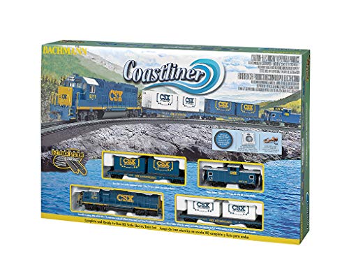 Bachmann Trains - Coastliner Ready To Run Electric Train Set - HO Scale