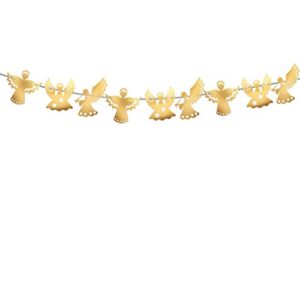 tinksky angel paper garland string hanging flag christmas wedding party decoration baby shower event supplies 3m