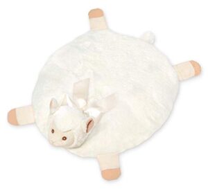 bearington baby lil’ alma belly blanket, llama plush stuffed animal belly blanket, tummy time play mat