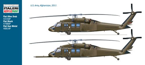Italeri  510002706 – 1:48 UH-60A Black Hawk Night Raid