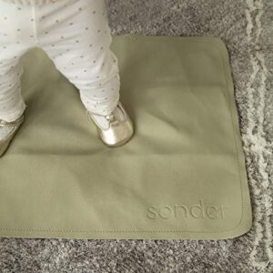 SONDER MATS Leather Changing Mat (Sage)