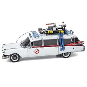 Fascinations Metal Earth Premium Series Ecto-1 Ghostbusters 3D Metal Model Kit Bundle with Tweezers