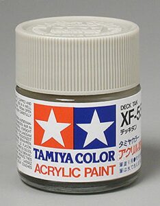 tamiya tam81355 acrylic xf55, flat deck tan