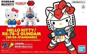 gundam: hello kitty & rx-78-2, bandai spirits sd-ex standard