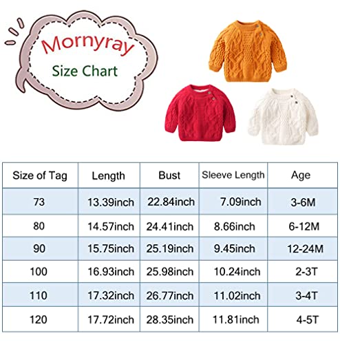 Newborn Baby Boys Girls Sweater Romper Long Sleeve Knitted Jumpsuit Outfit with Warm Hat Set (12-24 Months) Cream