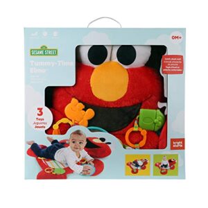 Bright Starts Sesame Street Tummy-Time Elmo Prop Mat, Ages 0-12 Months