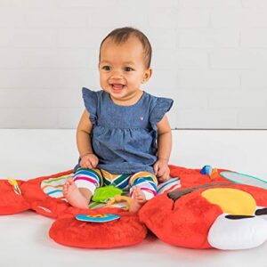 Bright Starts Sesame Street Tummy-Time Elmo Prop Mat, Ages 0-12 Months