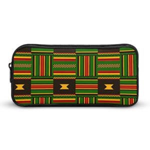 african kente cloth tribal print teen adult pencil case large capacity pen pencil bag durable storage pouch