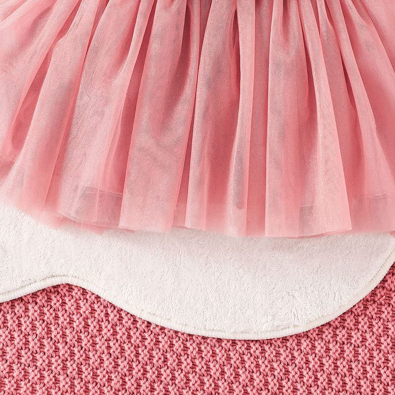 Toddler Baby Girls Patchwork Gauze Bow Vest Princess Dress Ruffled Fly Sleeveless A-line Skirt Infant Outfits (Pink,6-9 M,Unisex,Big Kid,US,Age,6 Months,9 Months)